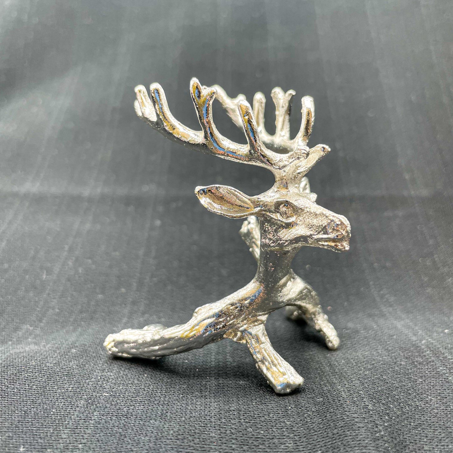 1PC Metal Deer Head Holder For Crystal Ball Decor Gift