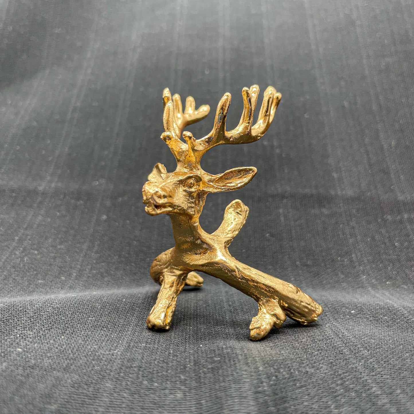 1PC Metal Deer Head Holder For Crystal Ball Decor Gift