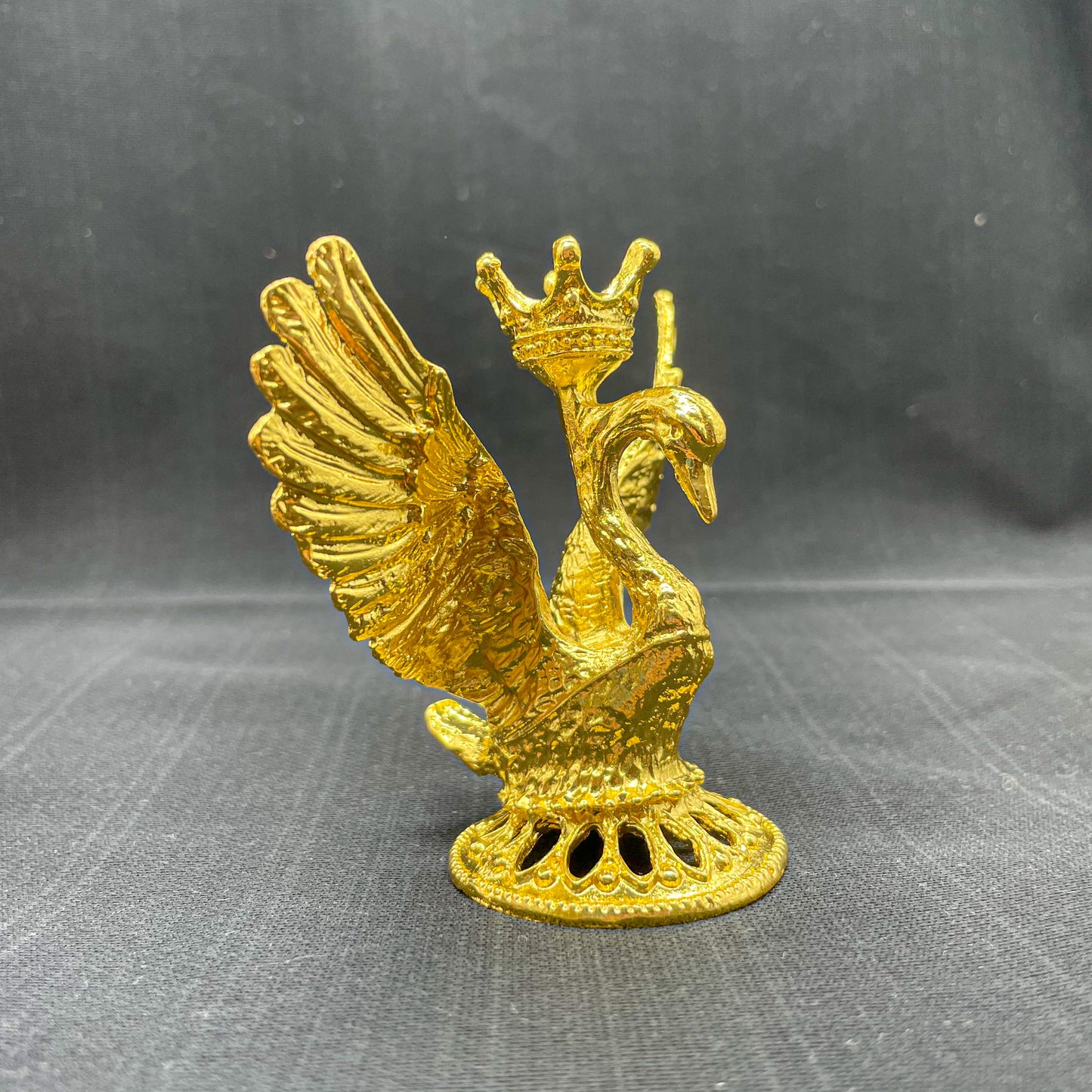 1PC Metal Swan Holder For Crystal Ball Decor Gift