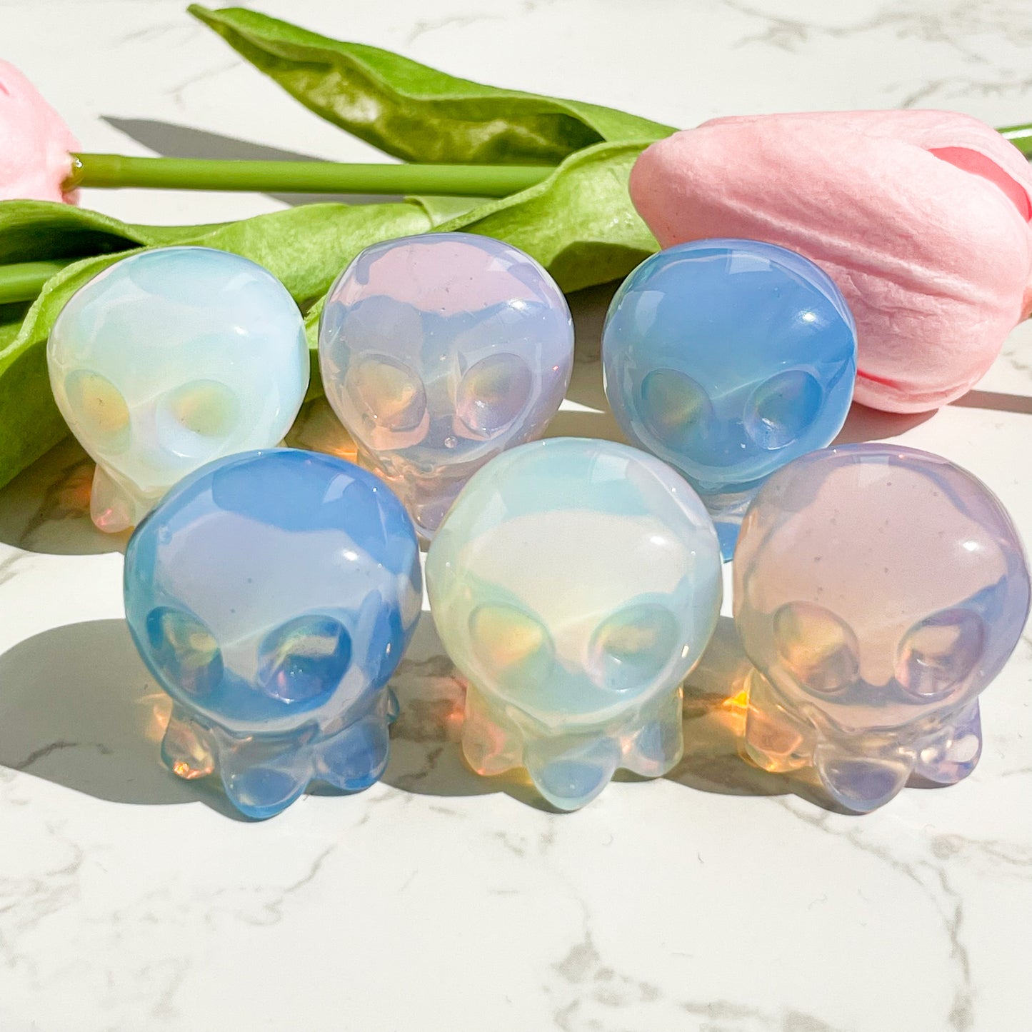 Opalite Ghost carving