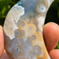 Collection ! Natural Amazing Orbicular Ocean Jasper Moon Reiki Stone Healing 03