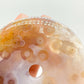 Collection ! Amazing Orbicular Ocean Jasper Agate Reiki Peace buckle Pendant A01