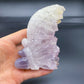 Natural Crystal Cluster Agate Carved Butterfly Fairy Healing Decoration 1PC
